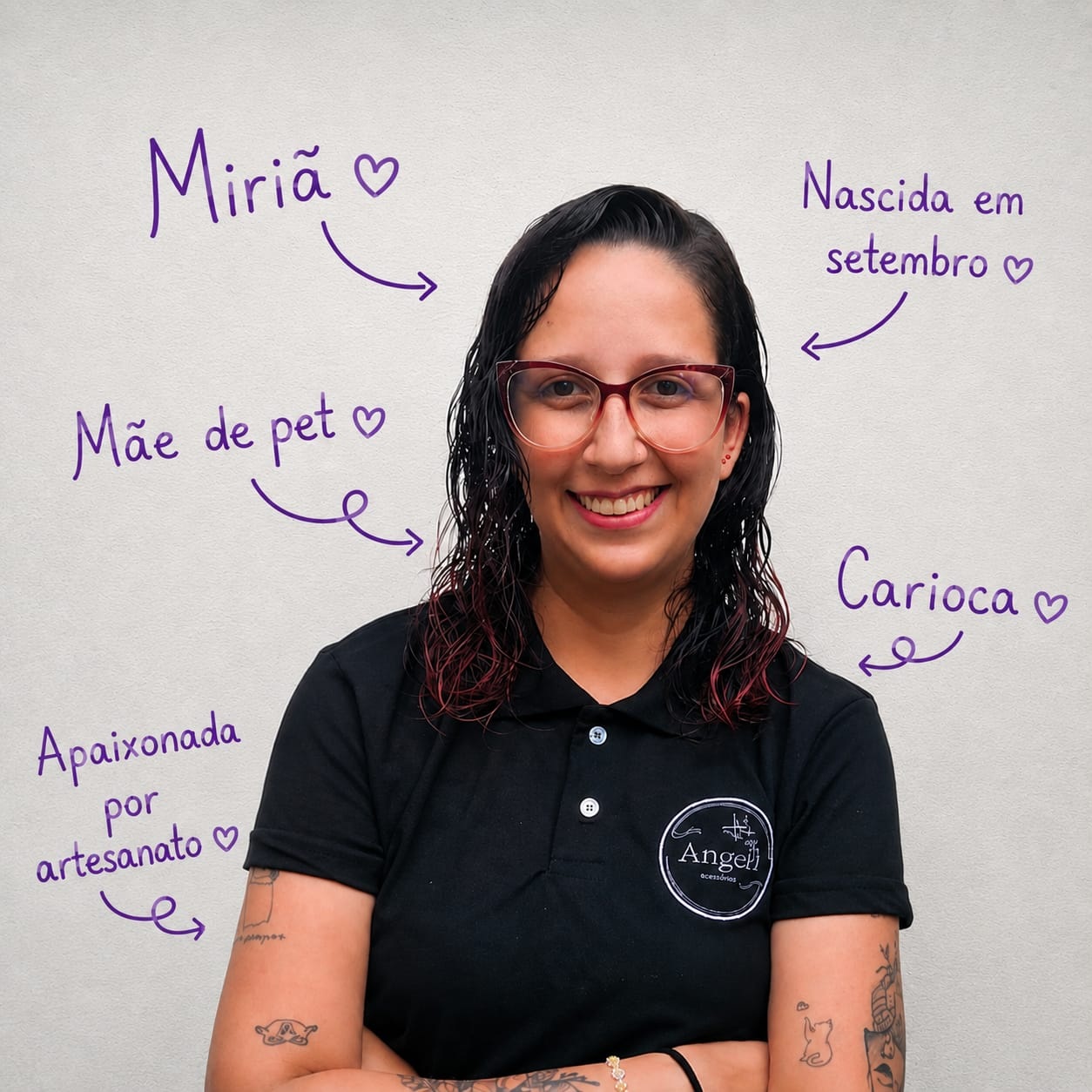 Miriã Angelo, quem faz cada peça à mão